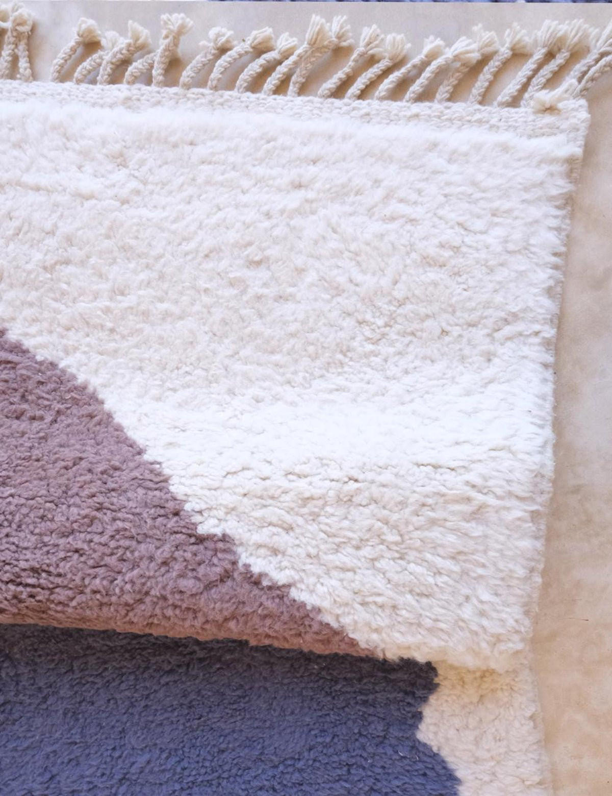 BERBERTEPPICH grafisch Wolle 246x 348 cm - Multicolor, Naturmaterialien (246/348cm) - AFK Living