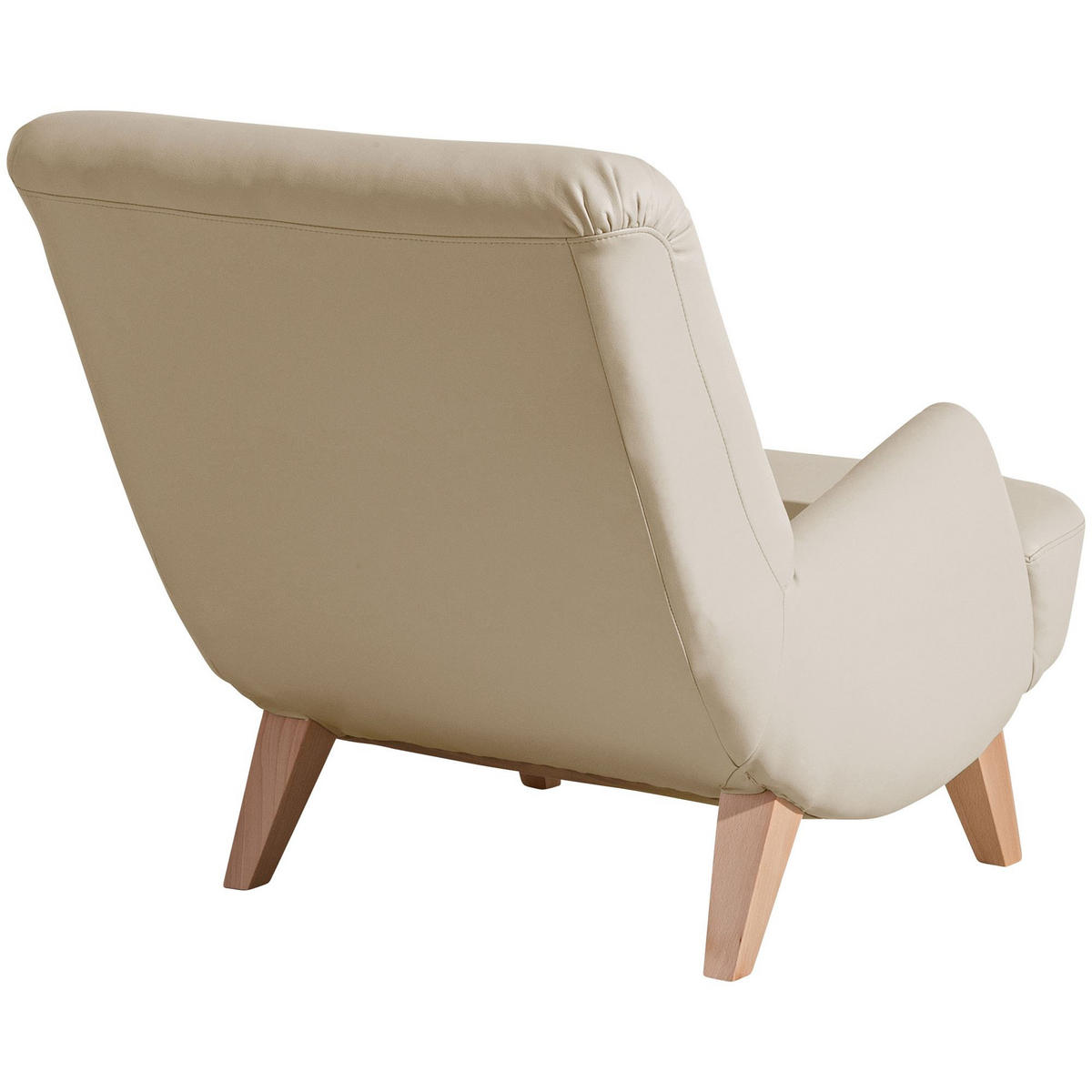 COCKTAILSESSEL Kajsa Kunstleder beige - Beige, Kunststoff (71/80/101cm) - 58aufmkessel