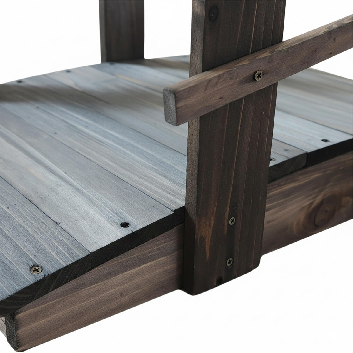 GARTENBRÜCKE - Braun, Holz (70/32/25cm) - Relaxdays