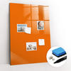 MAGNETTAFEL 70x100 Orange schwarzer Marker - Orange, Glas (70/0.4/100cm) - TULUP