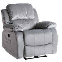 RELAXSESSEL ARON fürs Wohnzimmer Grau - Grau, Textil (53/101/88cm) - makarowski meble