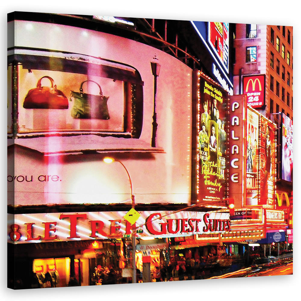 Feeby Wandbild Orange 40x40 cm