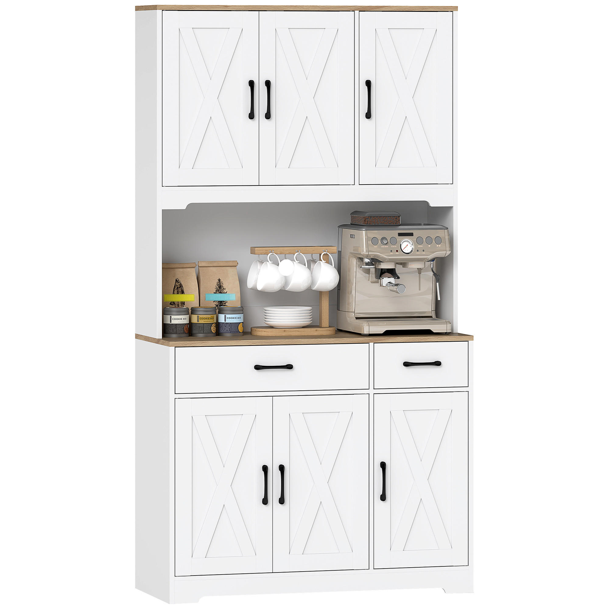 ComfortXL Buffet Weiß 39.5x175.2x94 cm