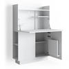 SEKRETÄR SCHREIBTISCH Alena Weiß 85 x 27 cm - Weiß, Holzwerkstoff (27/85/118.9cm) - Vicco