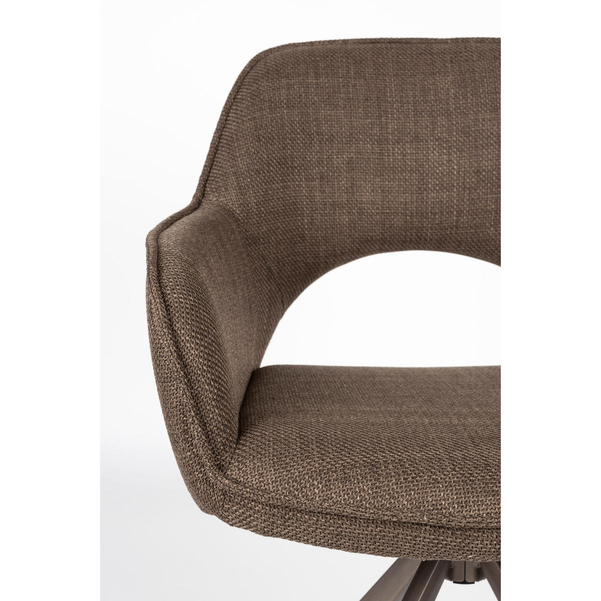 ESSZIMMERSTUHL Toye und Drehfunktion Braun - 2 er Set - Braun, Kunststoff (61/85/68cm) - Housecraft Living