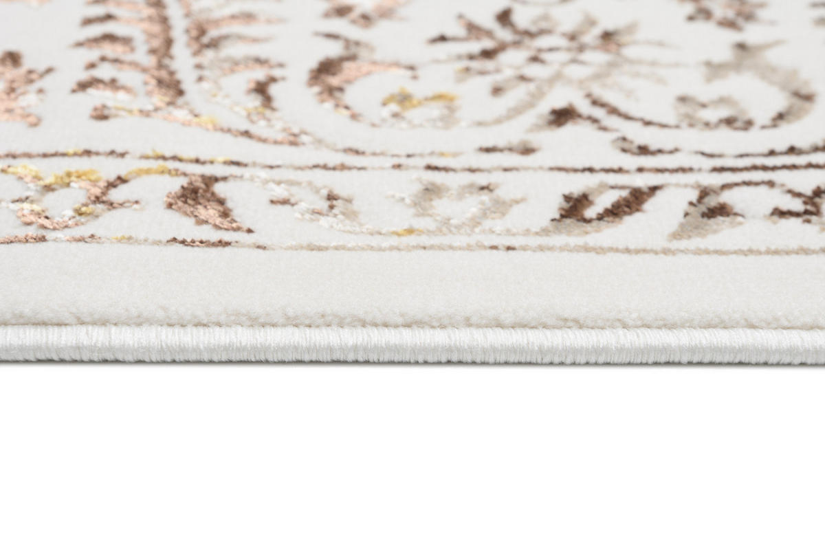 TEPPICH GOLDEN Creme Beige 140/200 cm - Beige/Creme, Kunststoff (140/200cm) - Tapiso