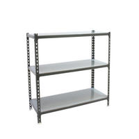 SCHWERLASTREGAL Baby Metal Shark HxBxT 90 x 90 x 50 cm Fachlast 180 kg Anthrazit-Verzinkt - Anthrazit, Metall (90/90/50cm) - PROREGAL