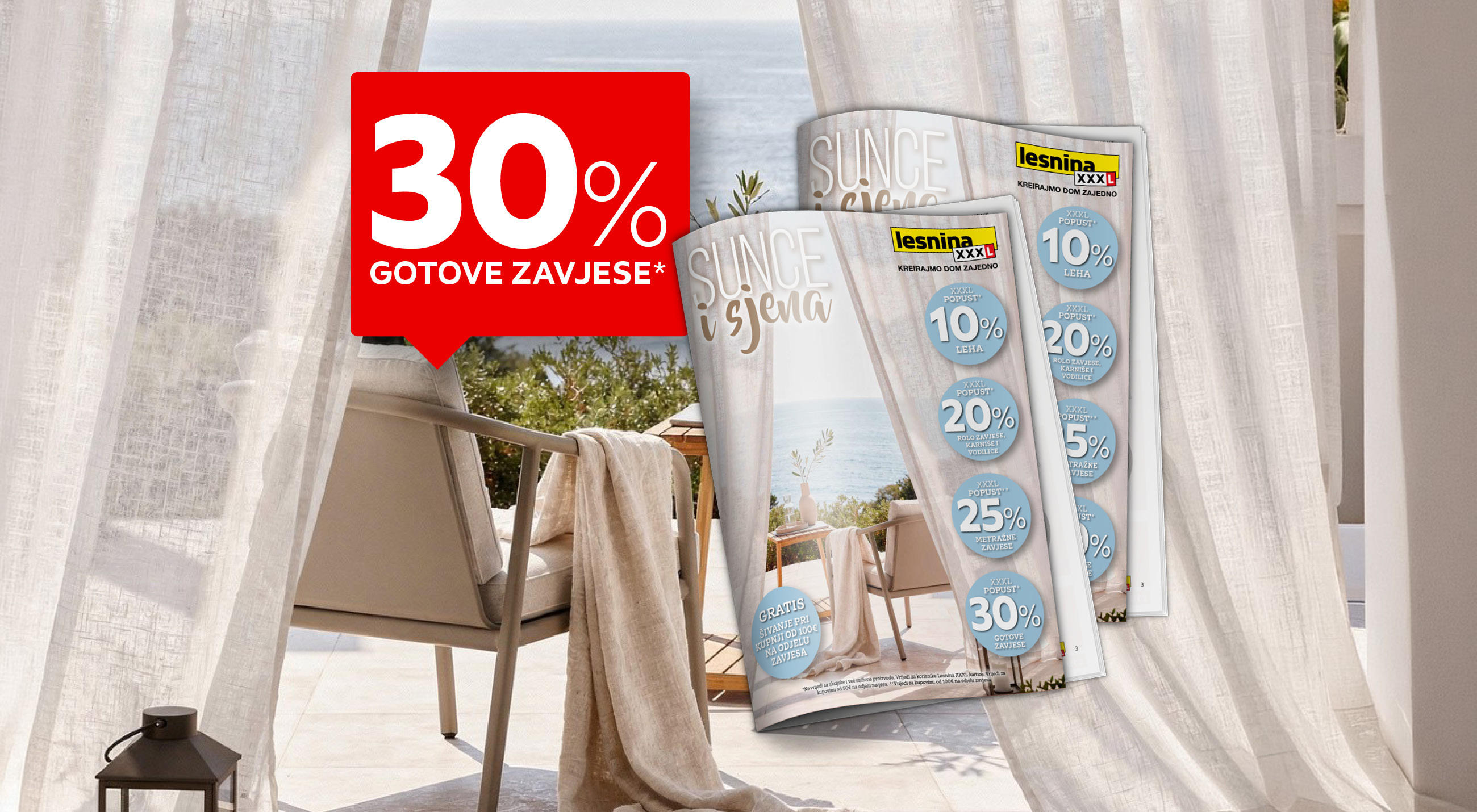 30% gotove zavjese*