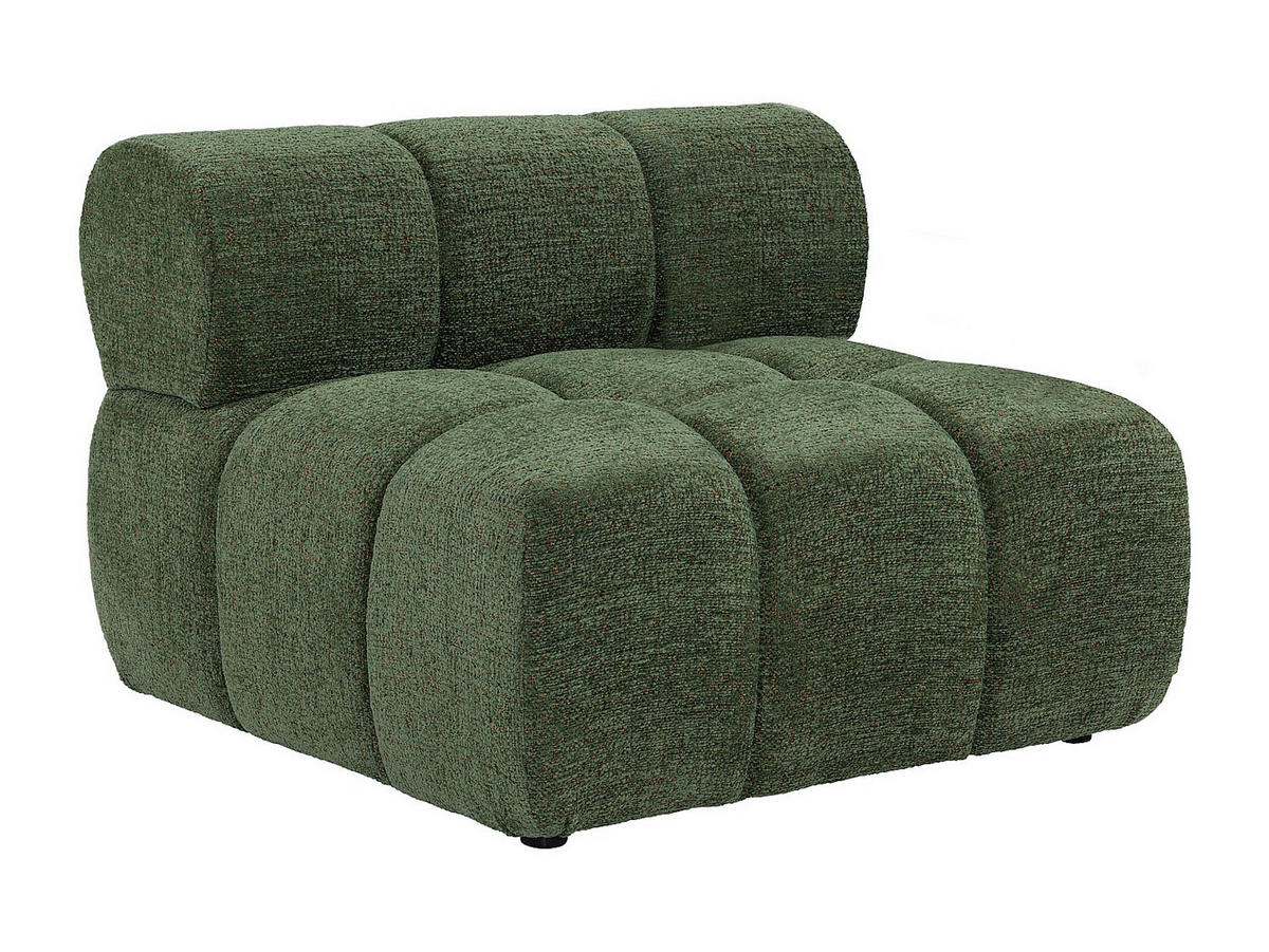 SESSEL mit gerader Rückenlehne - 1 Person - stoff - grün Facivil - Grün, Textil (94/70/94cm) - Vente-Unique