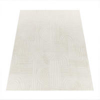 KURZFLORTEPPICH 120/160 cm Lelystad 527 - Creme, Textil (120/160cm) - Paco Home