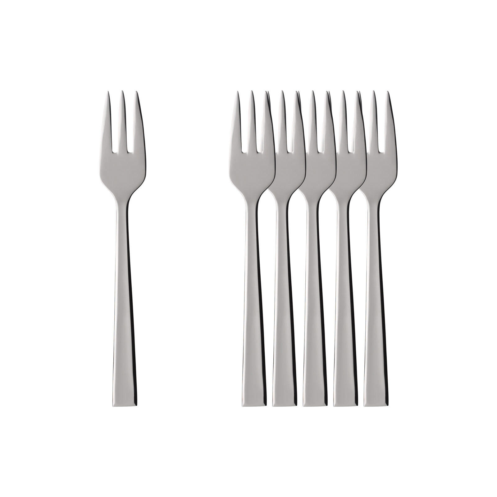 KUCHENGABELN Victor edelstahl 15,5 cm 6er Set - Silberfarben, Metall - Villeroy & Boch