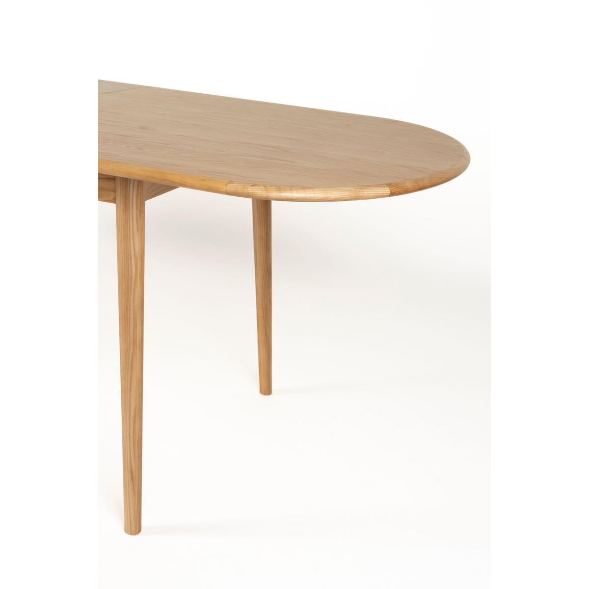 ESSTISCH Twist Ausziehbarer 185/240x90 cm Eiche - Beige, Holz (240/90/76cm) - Zuiver