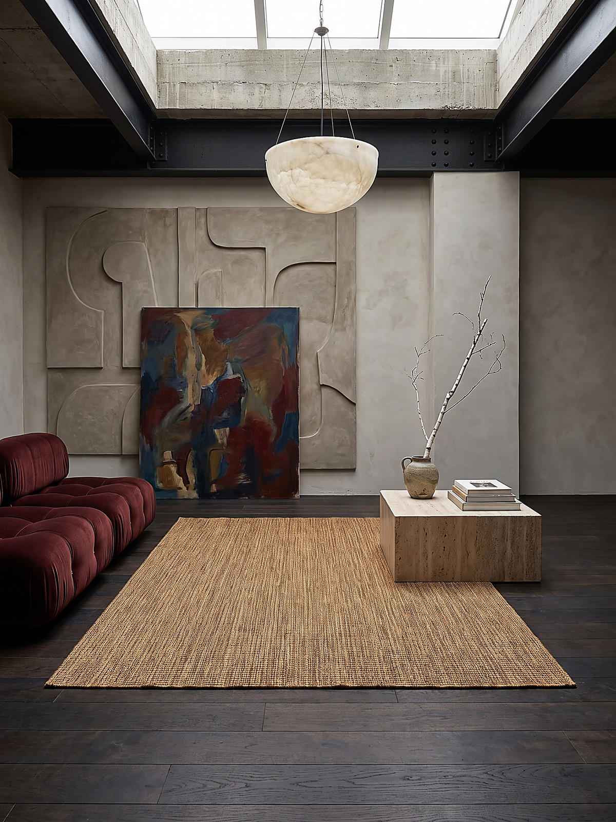 TEPPICH Flachgewebe, Outdoor, Fußbodenheizung-geeignet, VIGOLENO in Ockerbraun, 280 x 370 cm - Braun, Textil (280/370cm) - KADIMA DESIGN