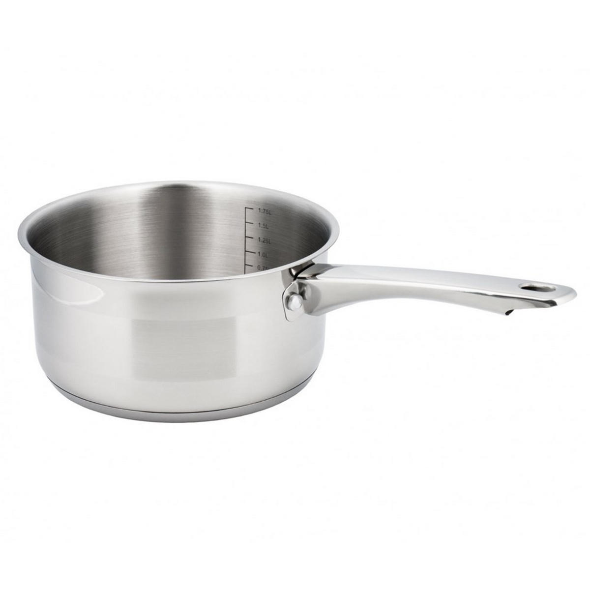 STIELTOPF Silber 18/18/9 cm KH4324 - Silberfarben, Metall (18cm) - Kinghoff 