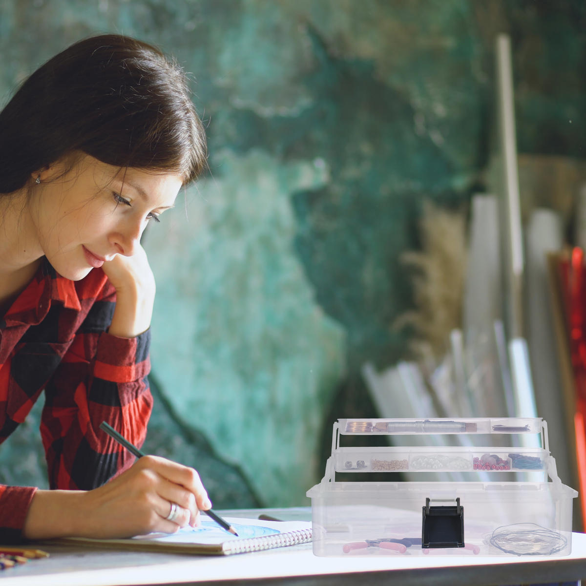 AUFBEWAHRUNGSBOX - Transparent, Kunststoff (33/14.5/19cm) - Relaxdays