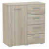 KOMMODE Helena 1D4S Sonoma Eiche 80/35/84,5 cm - Sonoma Eiche, Holzwerkstoff (80/84.5/35cm) - Matkam Möbel