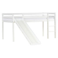 HOCHBETT 90/200 cm mit Lattenrost - Weiß, Holz (90/200cm) - Homestyle4u