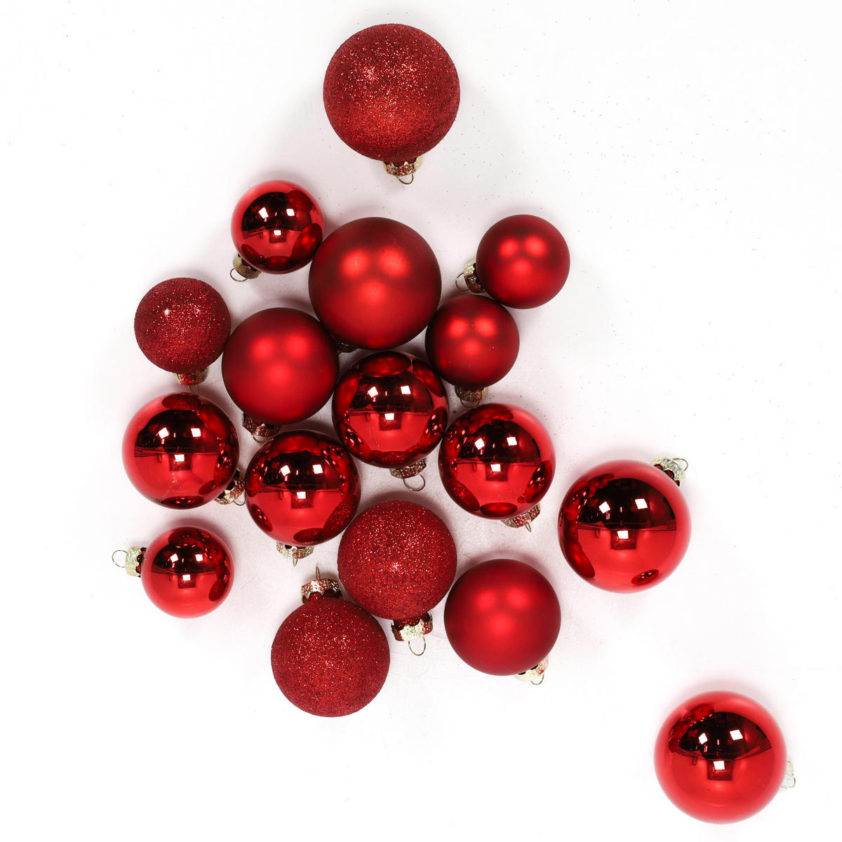 WEIHNACHTSKUGELN Set 70er-Set - Rot, Kunststoff (28/16/37cm) - Home Styling Collection