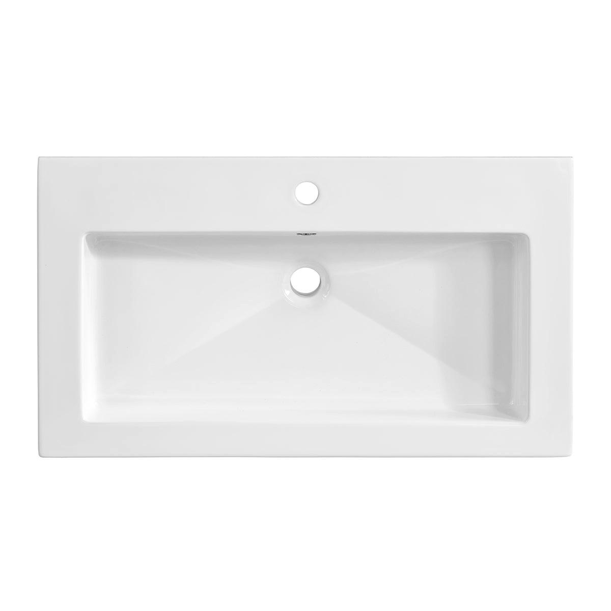 UMYVADLO 80cm duben Dřevo - hnědá, kompozitní dřevo (80/57/46cm) - Petits-meubles