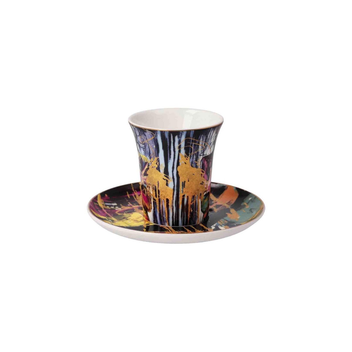 ESPRESSOTASSE Lana Frey Liberation, Fine Bone China, Bunt, 100 ml - Multicolor, Keramik (0.1L) - Goebel