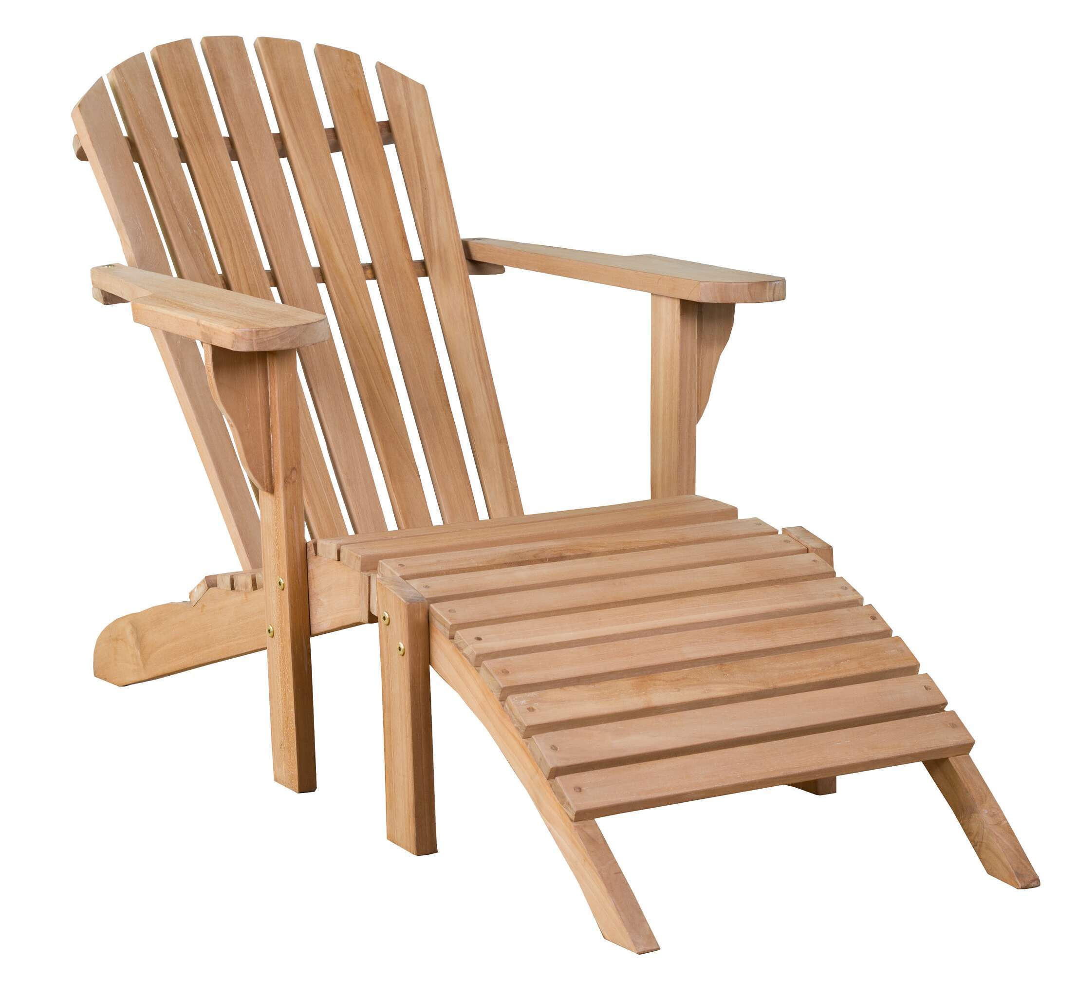 GARTENSESSEL Adirondack Montreal - Naturfarben, Naturmaterialien/Holz (73/86/141cm) - Mr. Deko