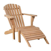 GARTENSESSEL Adirondack Montreal - Naturfarben, Naturmaterialien/Holz (73/86/141cm) - Mr. Deko