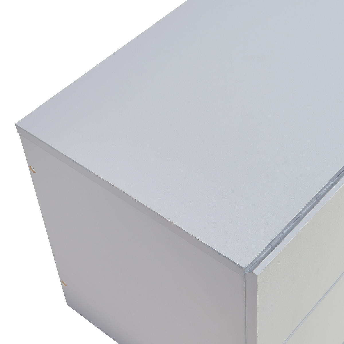 WANDREGAL Ampfing - Hellgrau, Holzwerkstoff (40/30/29cm) - [en.casa]