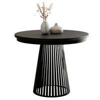 ESSTISCH ausziehbar 100-180 Schwarz Holz DAST - Schwarz, Holzwerkstoff (100/100/77cm) - Compleo24