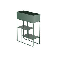 PFLANZENKASTEN - 60 x 25 - metall - mandelgrün Alipial - Grün, Metall (60/80/25cm) - Vente-Unique