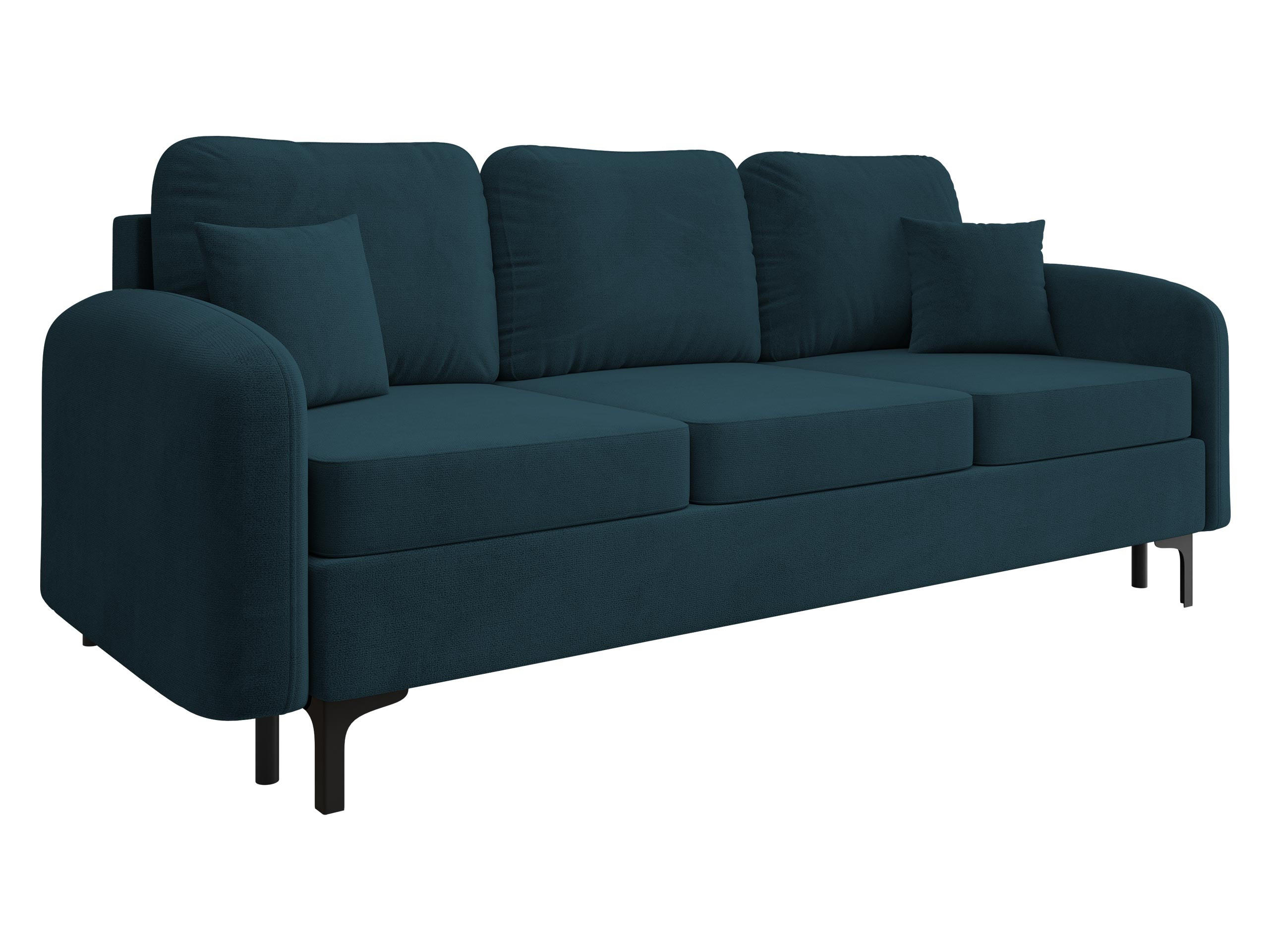 SCHLAFSOFA Venice - Blau/Schwarz, Holz/Textil (225/96/94cm) - MIRJAN24