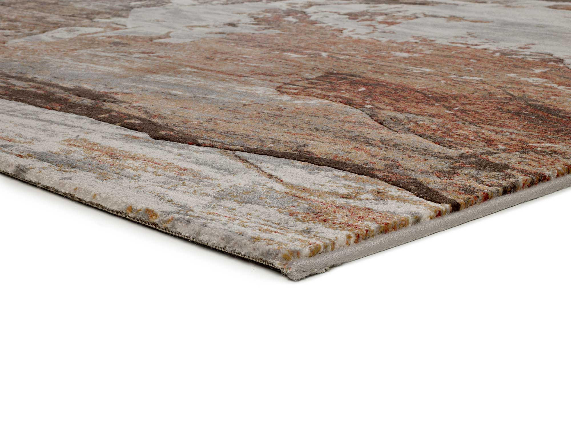 WEBTEPPICH Silber Victoria 133/195 cm - Silberfarben/Multicolor, Naturmaterialien/Textil (133/195cm) - Atticgo