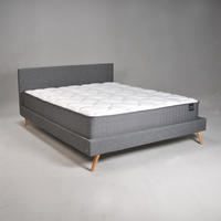 BETT FJORD MIT MATRATZE / BETT 160X200 - DUNKELGRAU - Grau, Holzwerkstoff - Weber Industries