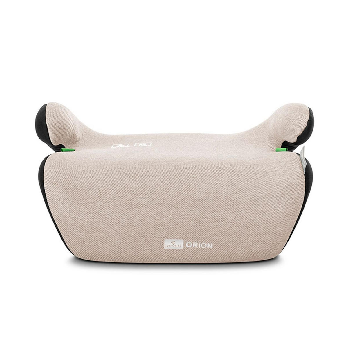 KINDERSITZE i-Size Orion creme (125-150cm) Boostersitz, Bezug waschbar - Beige, Kunststoff (43/20/37cm) - Lorelli