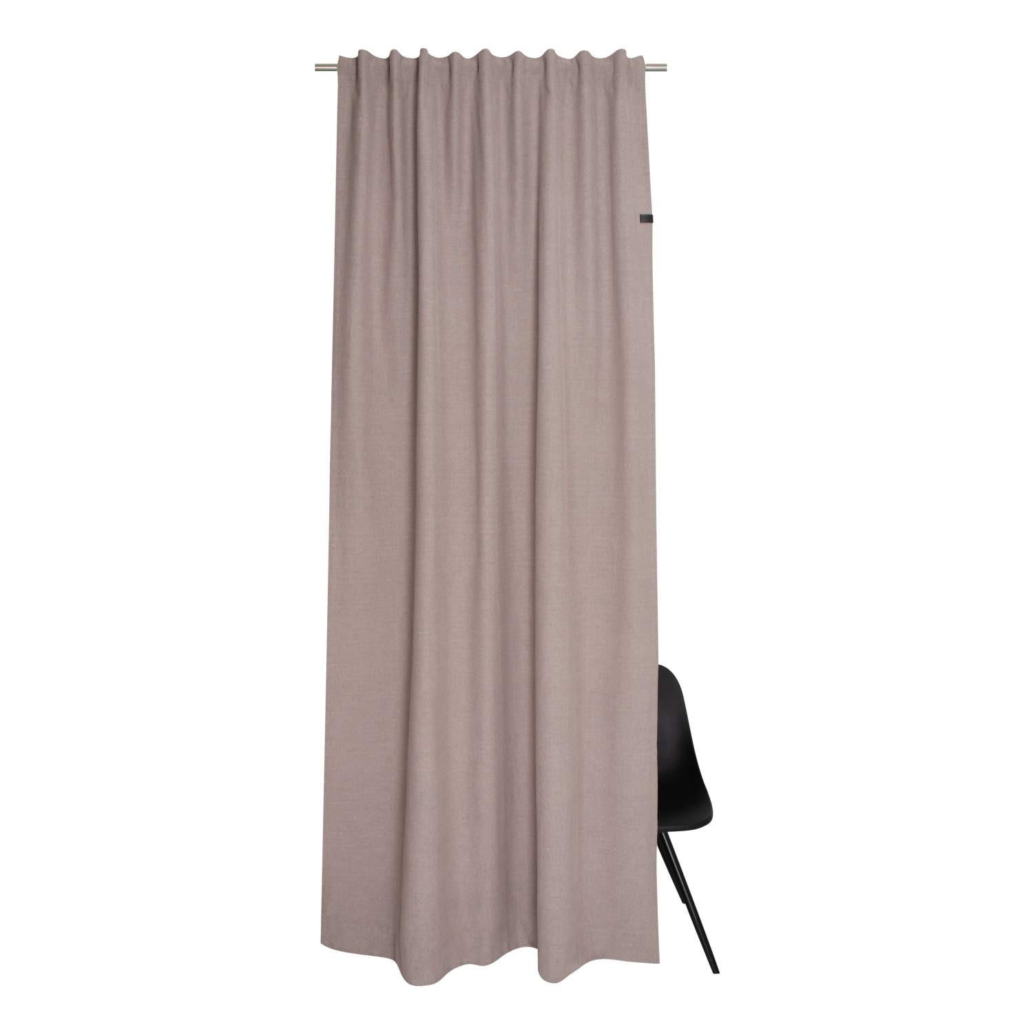 FERTIGVORHANG blickdicht  - Hellbraun, Basics, Textil (130/250cm) - Schöner Wohnen