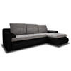 ECKSOFA Santi, Seite: Rechts - Schwarz/Grau, Holz/Textil (226/152cm) - Sofnet