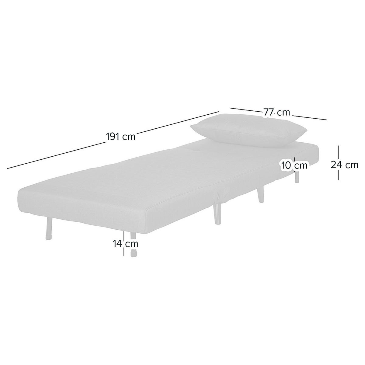 SCHLAFSESSEL - Schwarz/Grün, Buchenholz/Textil (77/81/90cm) - home24
