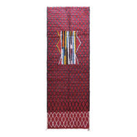 BERBERTEPPICH ethnisch schick aus Wolle 200x 300 cm - Rot, Naturmaterialien (200/300cm) - AFK Living