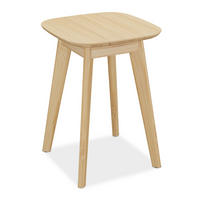 ESSZIMMERHOCKER - Hellbraun, Holz (33/46/33cm) - Relaxdays