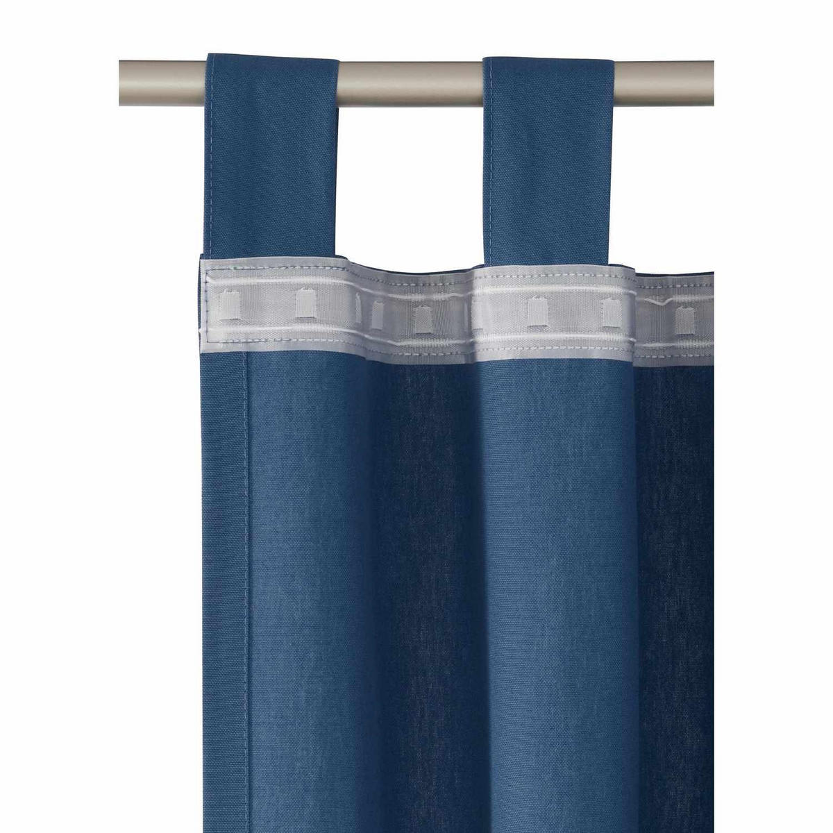 SCHLAUFENVORHANG IM UNI DESIGN DOVE Blickdicht - Robinienfarben, Textil (140/0.5/255cm) - Tom Tailor