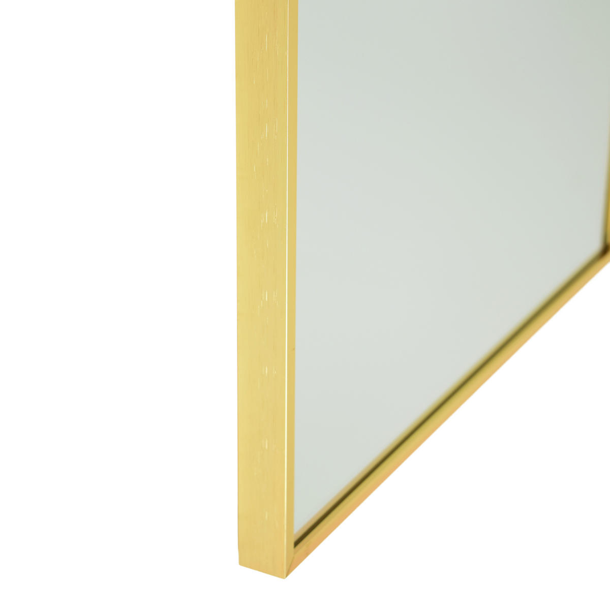STANDSPIEGEL York Gold - Goldfarben, Metall (40/150/4cm) - Fragix