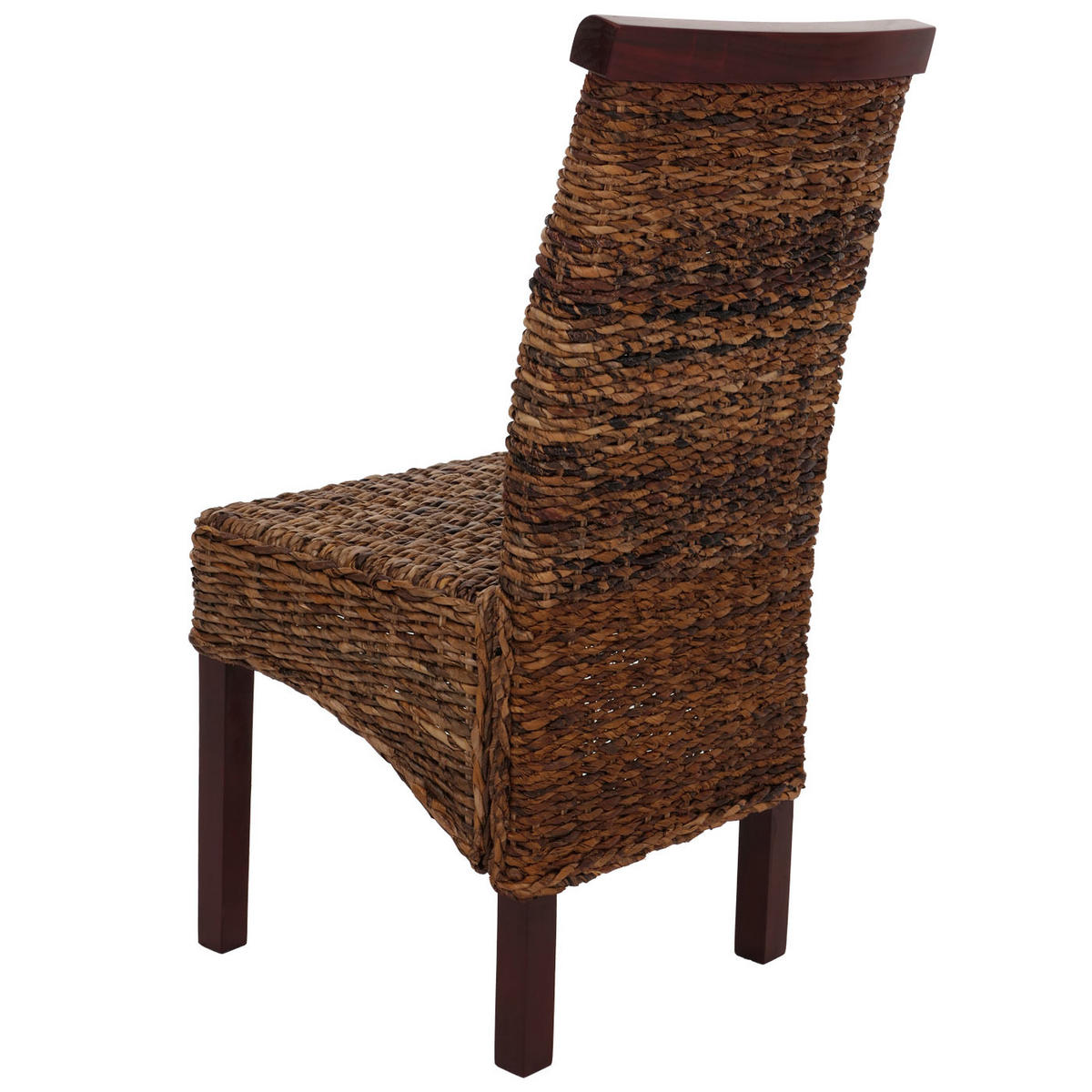 ESSZIMMERSTUHL 2er-Set Korbstuhl Stuhl Bananengeflecht 93x47x43cm Sitzhöhe 47cm hell ohne Kissen - Hellbraun, Kunststoff (47/93/43cm) - CHEFGASTRO