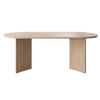 ESSTISCH Ovo Holzoptik Lindberg Eiche 204/90/75 cm - Eichefarben/Beige, Holzwerkstoff (204/90/75cm) - Selsey