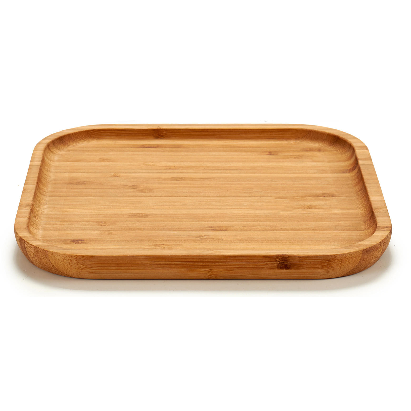 SNACKPLATTE Squared Braun 20/20/1,5 cm - Braun, Naturmaterialen (20/1.5/20cm) - Kinvara