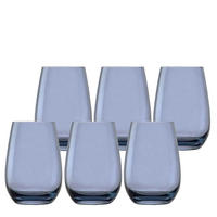 BECHER Elements Blaugrau 465 ml 6er Set - Blaugrau, Glas (0.465L) - Stölzle Lausitz
