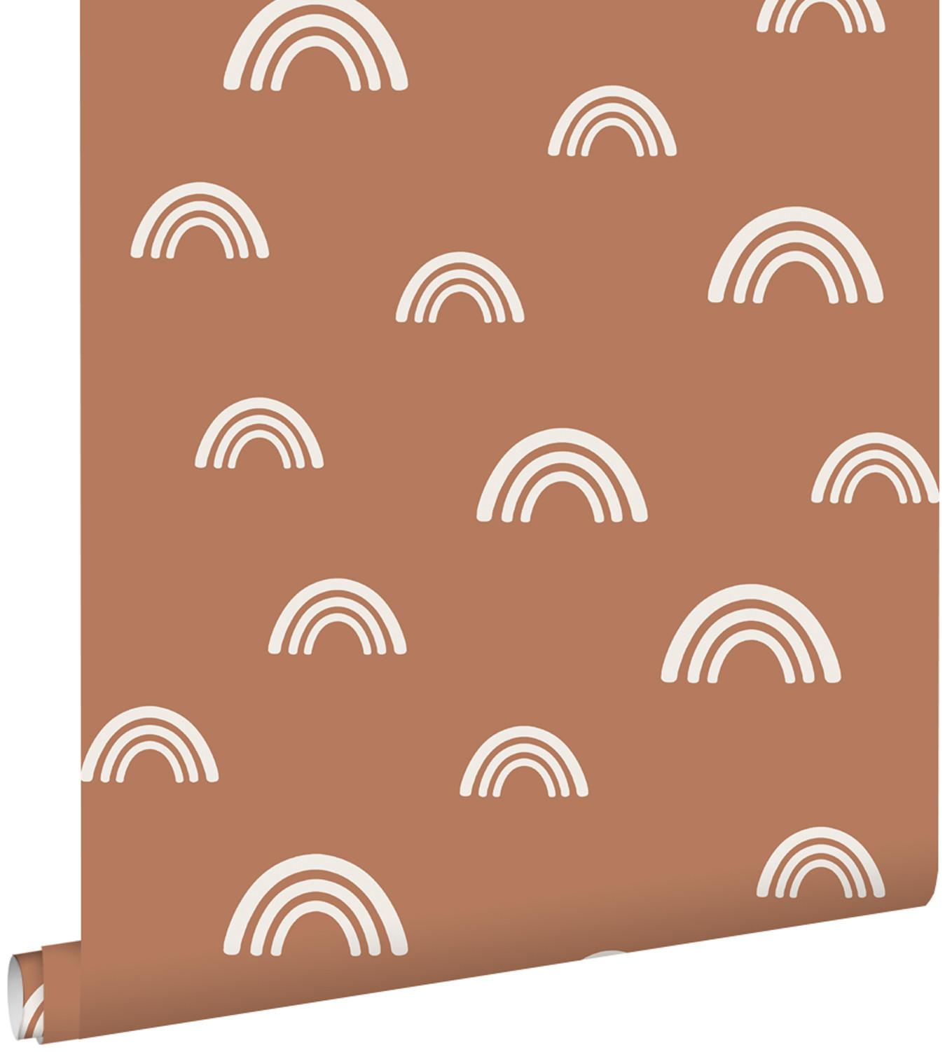 TAPETE Regenbogen 53 cm x 10.05 m - Terracotta, Papier (53/0.1cm) - ESTAhome