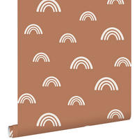 TAPETE Regenbogen 53 cm x 10.05 m - Terracotta, Papier (53/0.1cm) - ESTAhome