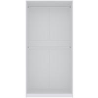 OFFENER-KLEIDERSCHRANK TRES 01 Weiß 100/206/51 cm - Weiß, Holzwerkstoff (100/206/51cm) - Marmex Möbel