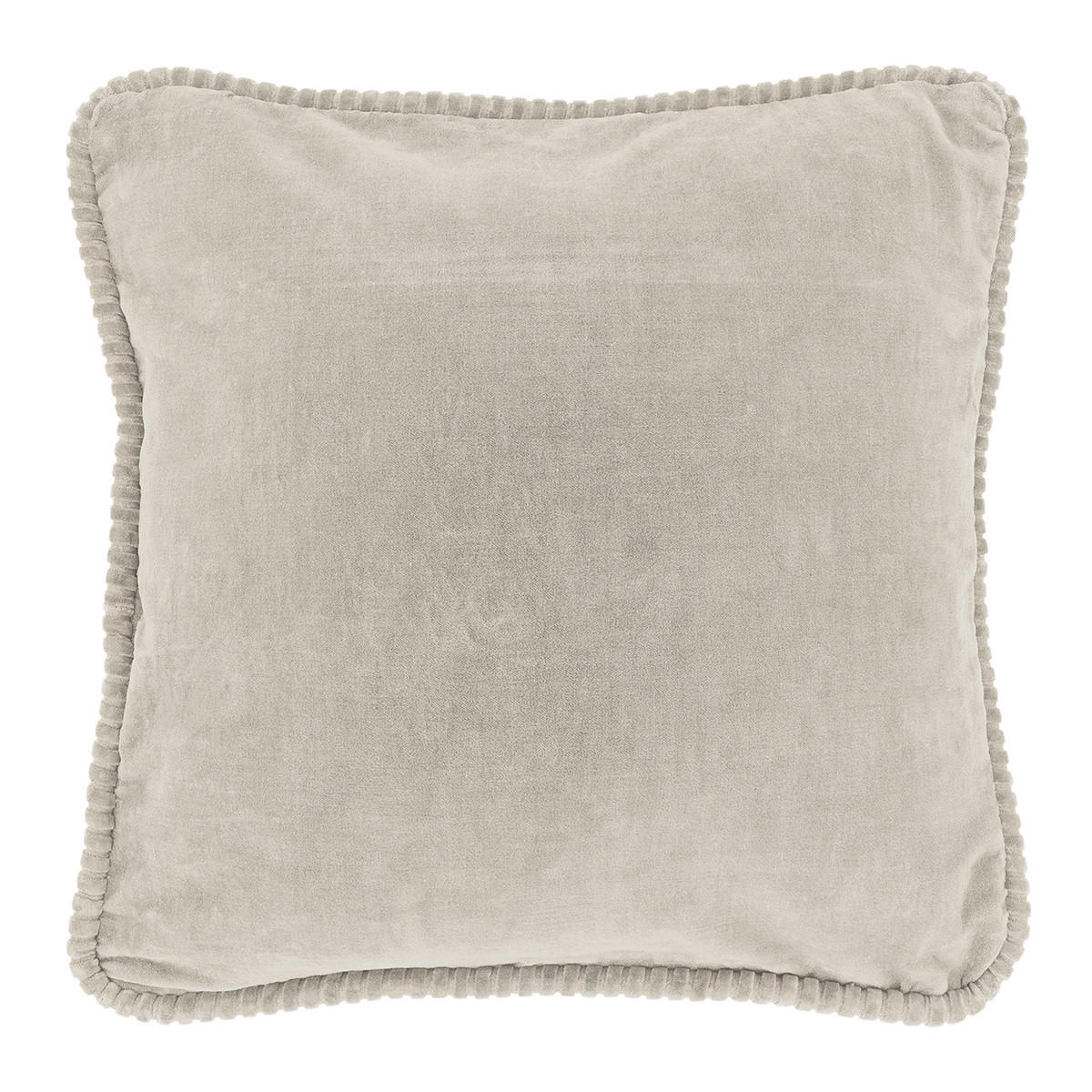 DEKOKISSEN Carmel Weiß 45/45/8 cm - Weiß, Textil (45/45cm) - Unique Living