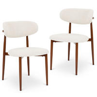 ESSZIMMERSTUHL ACOSTA 2er-Set weiß - Weiß, Textil (49/79/48cm) - IDIMEX