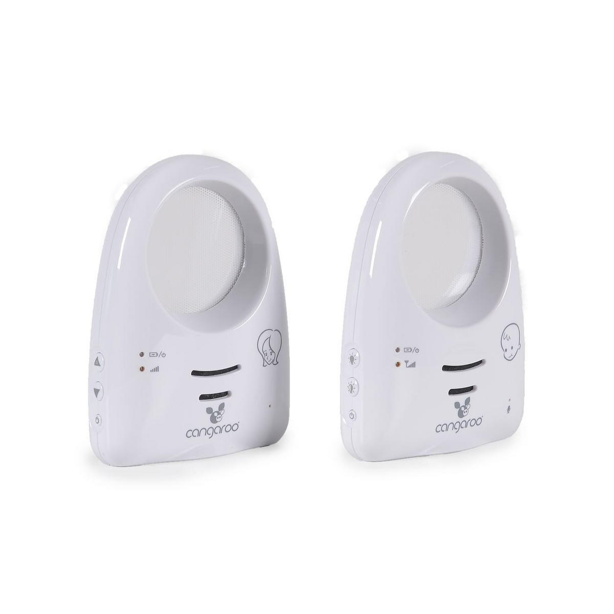 BABYPHONE Harmony Nachtsicht weiß 2-Wege-Kommunikation, Lautstärkeregelung - Weiß, Kunststoff - Cangaroo